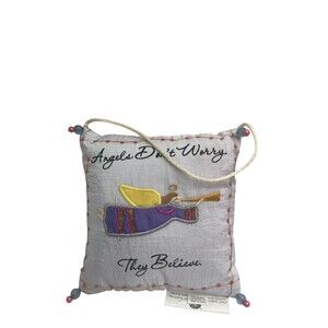 New Creative Enterprise Angels Don’t Worry They Believe Christmas Ornament 5”